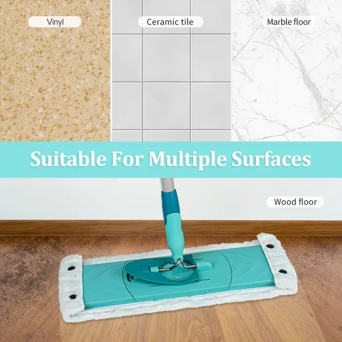 Serpillière plate pour Leifheit Clean Twist XL MicroDuo, tampon de support pour livres secs, fournitures imprimées, sol de la maison, 5x15cm, 2 pièces
