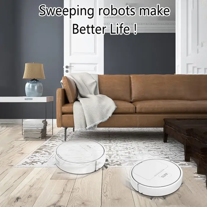 Robot balayeuse, autonomie de 75 minutes