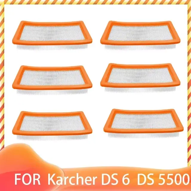 Compatible avec Kärcher DS 6 Premium/BR 45/22 C Bp Pack/DS 5600/Puzzi 30/4 E Filtre HEPA de rechange Protection du moteur Pièces pour aspirateur