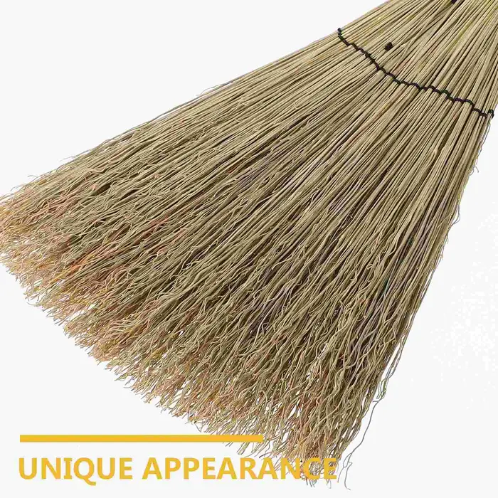 Balai à lit en paille fait main, petit balai de nettoyage tressé en maïs, mini balai ménager, outil de balayage de bureau, fournitures