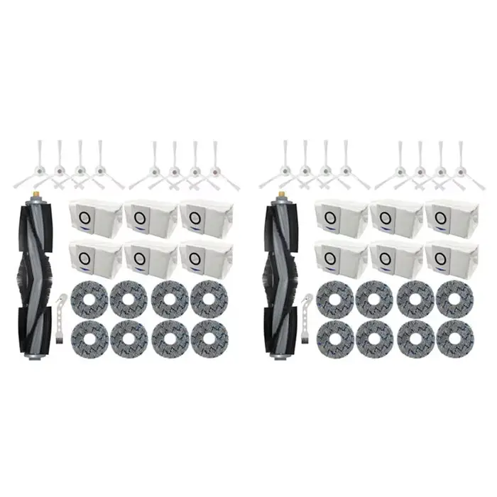Kit d'accessoires ABKW-48PCS pour aspirateur robot Ecovacs Deebot T20/T20MAX/T20PRO/X1 OMNI/T10 Omni