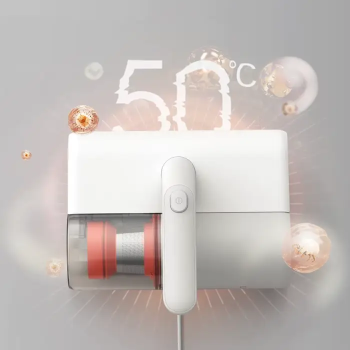 Aspirateur anti-acariens MIJIA 2, pour le nettoyage des lits et des couettes à la maison, stérilisation UV, aspirateurs 12000PA, version CN avec adaptateur