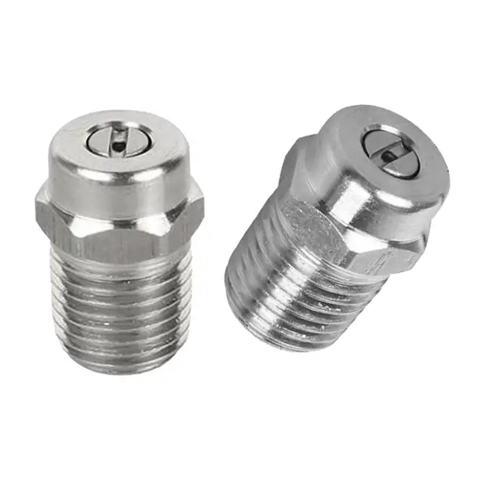 Nettoyeur haute pression 1/4 ", accessoires de lavage, buse de ventilateur de pulvérisation en acier