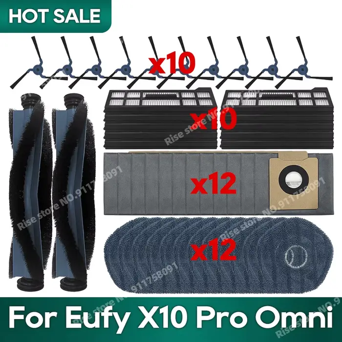 Accessoires adaptés pour aspirateur Robot Eufy X10 Pro Omni