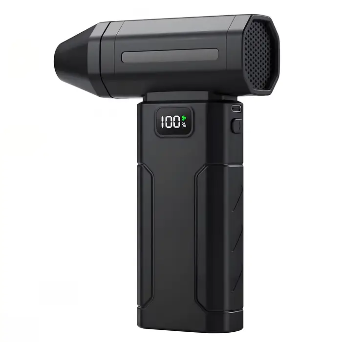 Souffleur d'air puissant 5 vitesses, portable, électrique, 6000 mAh, avec écran, pour lit pneumatiqu
