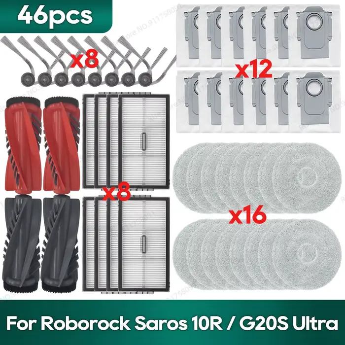 Compatible pour Roborock Saros 10R / Qrevo CurvX