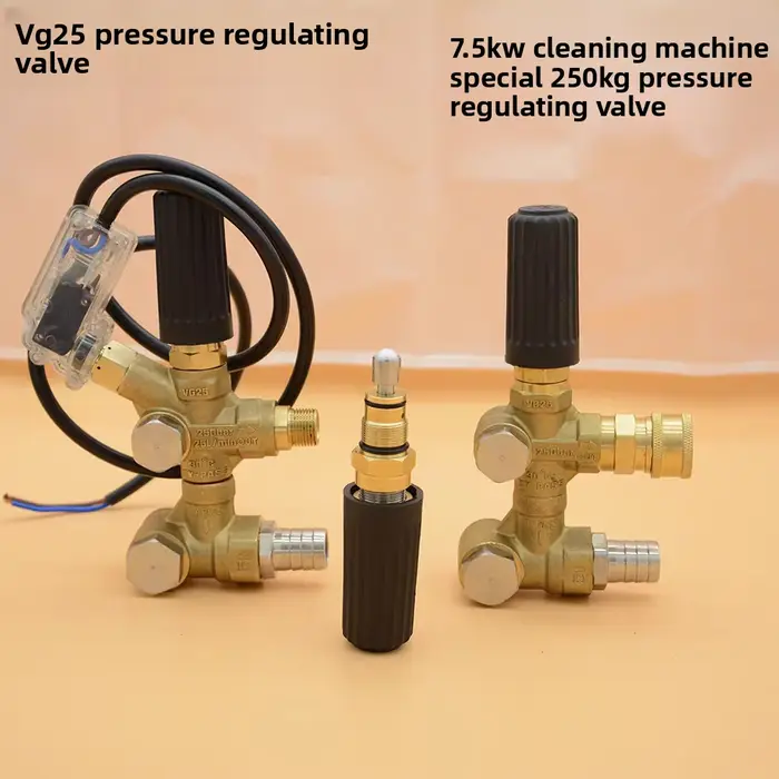 Vanne régulatrice de pression pour pompe de lavage automobile – Type bypass interne haute
