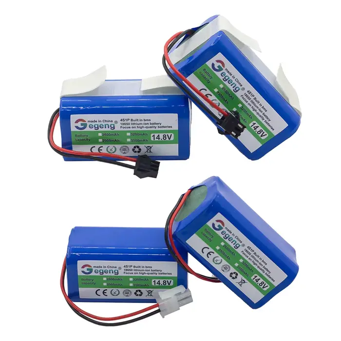 Gegeng 14.8V/14.4V 4S1P 2600mAh batterie d'aspirateur pour Panasonic/ILIFE/FLYCO/Eufy/POLARIS/RoboVac/Deebot/Conga Excellence