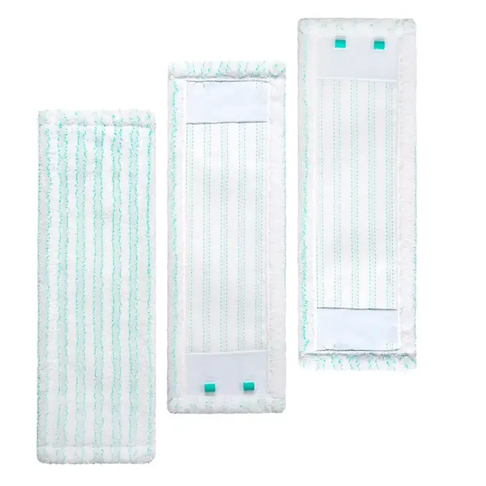 B82B-accessoires d'essuie-glace de sol, housse en tissu de vadrouille en microfibre de remplacement 3 pièces pour lingette de sol Leifheit