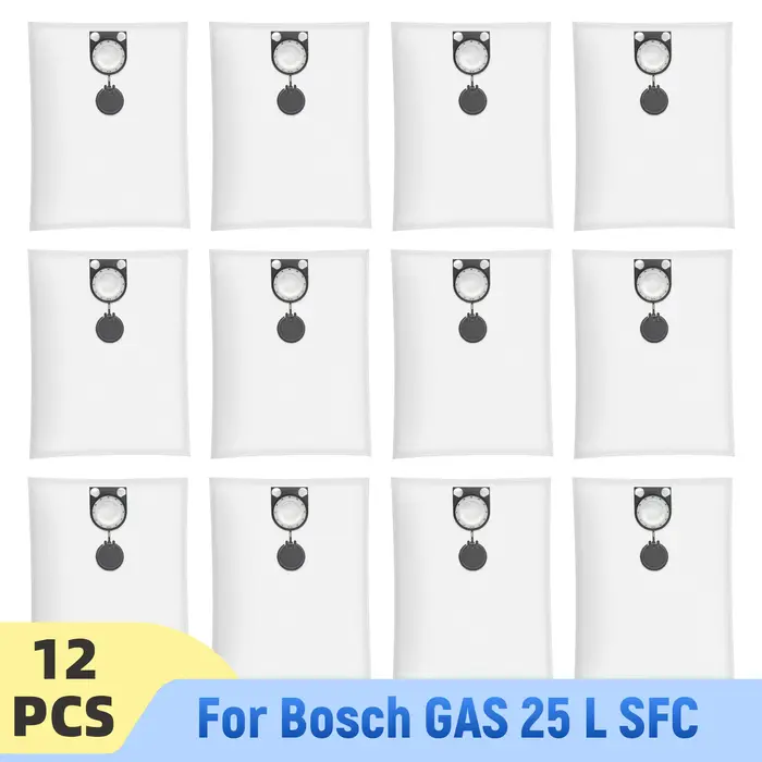 Sacs d'aspirateur pour Bosch GAS 25 L SFC Professional/ 50 VPE SFC