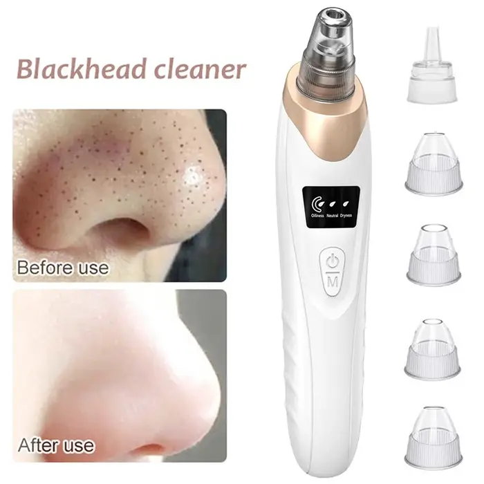 Aspirateur électrique pour points noirs, appareil de nettoyage profond des pores, outils de soin de la peau du visage.
