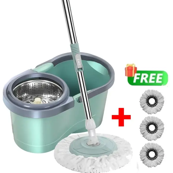 Serpillière automatique avec seau et brosse rotative