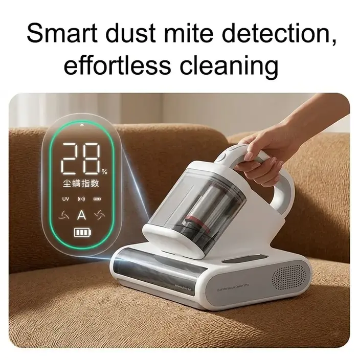 Aspirateur anti-acariens sans fil MIJIA Mite Remover 3 Pro avec stérilisation UV et désinfection, aspiration 17 kPa, portable, pour la maison et le lit, 1 vendu