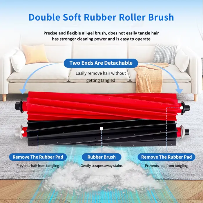 Accessoires de brosse principale pour aspirateur Robot Roborock S8 MaxV Ultra G20S V20 P10S Pro