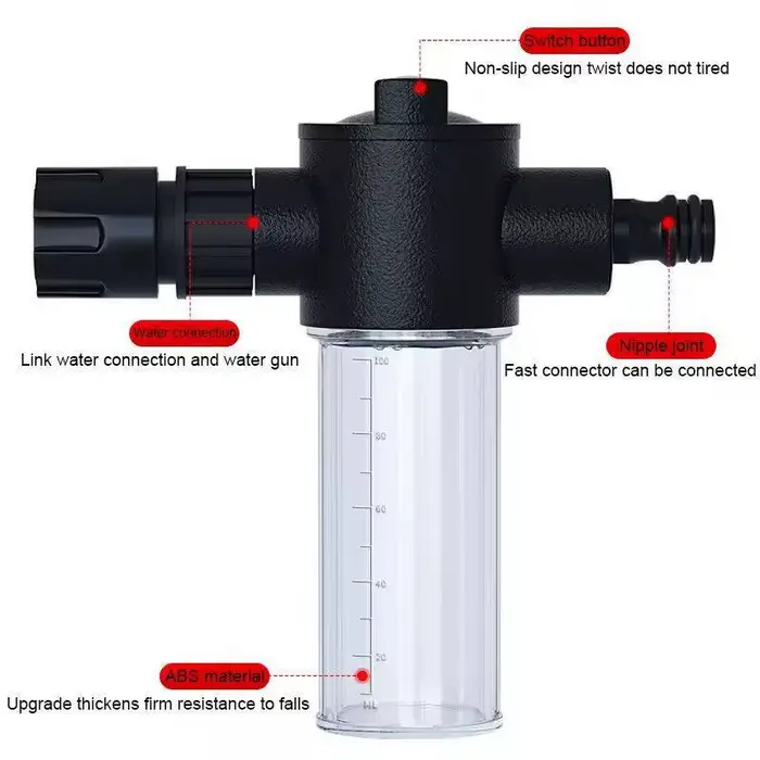 Pistolet de lavage haute pression pour jardin et voiture