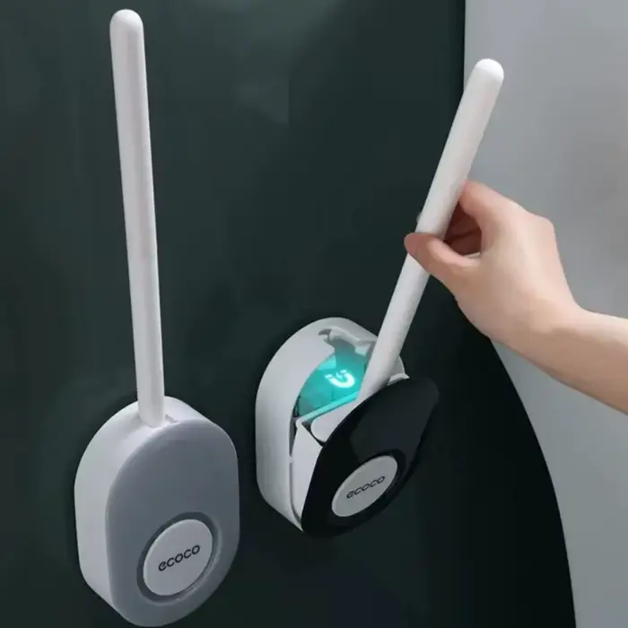 Brosse de toilette murale sans perçage