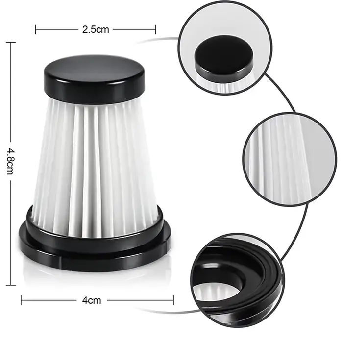 6 filtres HEPA pour aspirateur à main K12 / K12 Pro / K13