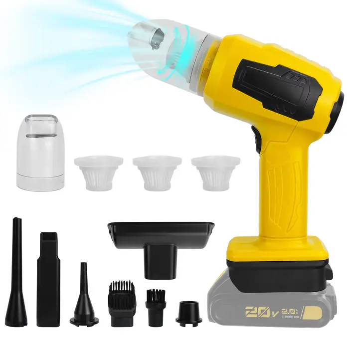 Aspirateur de voiture LaiPuDuo 10000Pa 2 en 1, aspirateur sans fil portable et souffleur d'air avec 