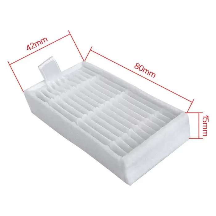 Filtre Hepa pour aspirateur Robot Ilife ZACO V5s Pro V3s Pro V5x V4 V5s V3s V55 V50 V2