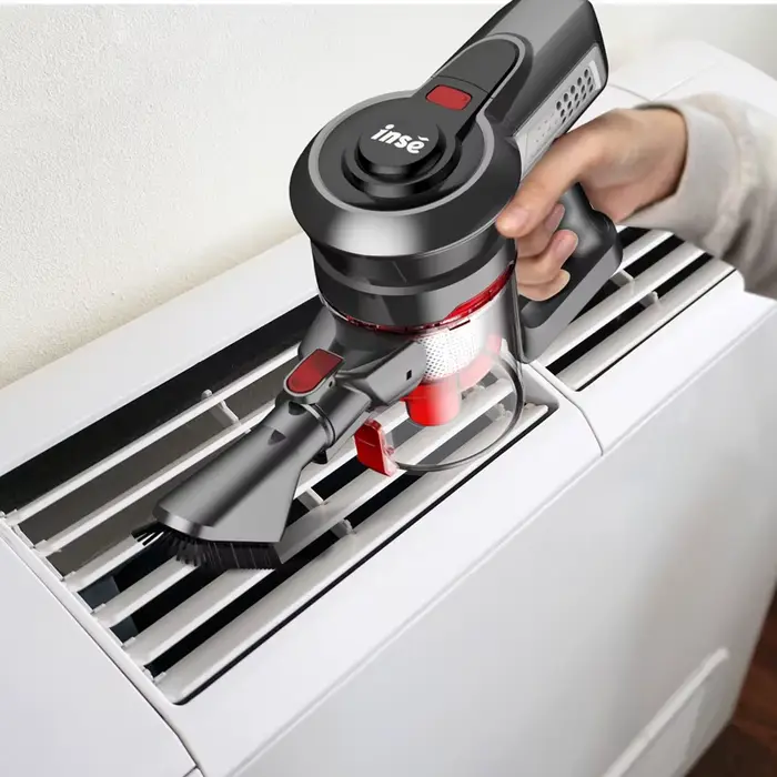 Aspirateur sans fil INSE N650-01, autonomie jusqu'à 45 services, déterminer l'aspirateur injuste
