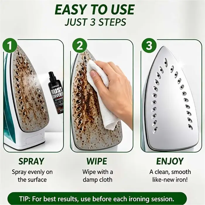 Spray nettoyant pour semelles de fer LOORSAN