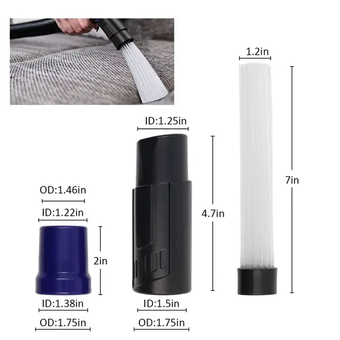 Brosse universelle pour aspirateur, Tube d'aspiration pour aspirateur de 35mm et 32mm, clavier, cana