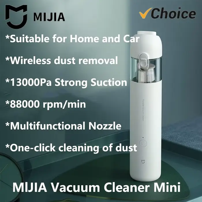 Aspirateur portable sans fil MIJIA original pour la maison et la voiture