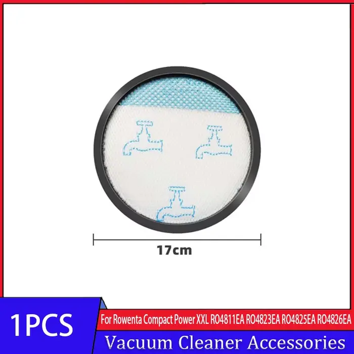 Filtre Hepa en coton pour Rowenta COMPACT POWER XXL RO4811EA RO4871EA RO4855EA RO4826EA RO4859EA RO4
