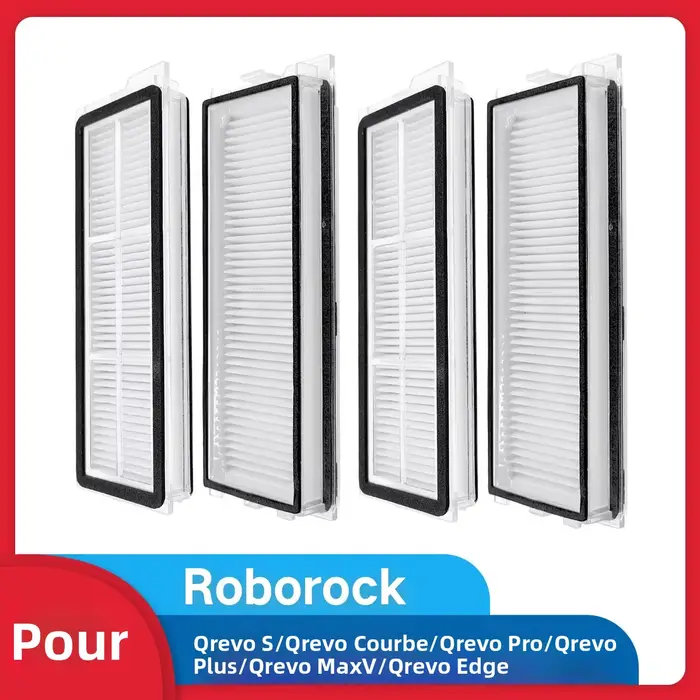 Filtre HEPA pour aspirateur Robot Roborock Qrevo S/Qrevo Curve/Qrevo Pro/Qrevo Plus/Qrevo MaxV/Qrevo Edge