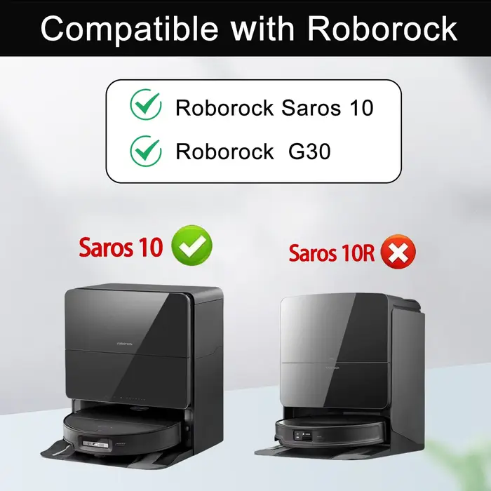 Accessoires pour aspirateur Roborock Saros 10 / S9 MaxV Ultra / S90ver / G30 / A1460RR