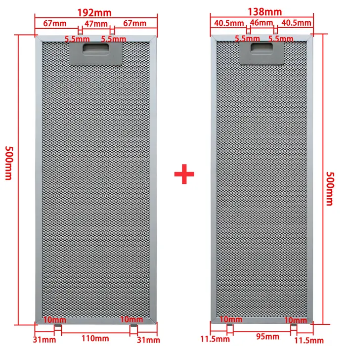 Filtres pour hotte aspirante TL2000 Teka TL1-62