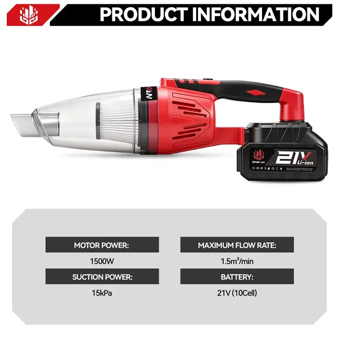 ONEVAN 12KPA aspirateur électrique sans fil multi-fonction nettoyage à main voiture maison outil de poussière pour Makita 18v batterie broche