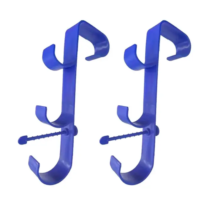 Lot de 2 supports multifonctionnels pour écumeurs et outils de nettoyage, conception à crochet, inst