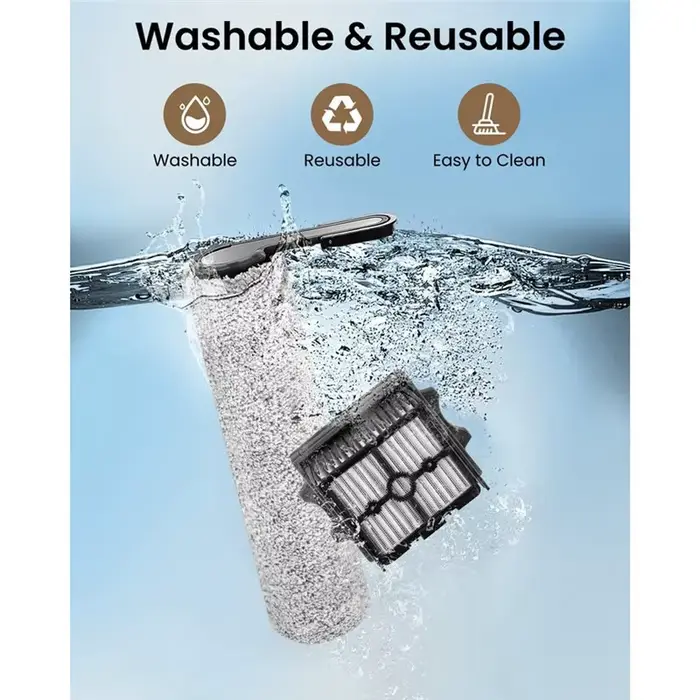 Filtres HEPA et rouleaux de brosse de remplacement pour aspirateur sec et humide Tineco Stretch S6 /Switch S6 /S7