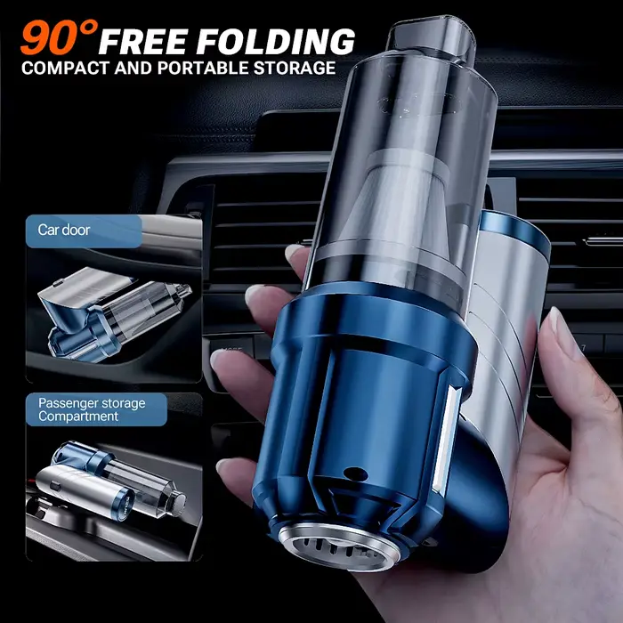 SZUK C013Max-Mini Aspirateur de Voiture Pliable et Portable