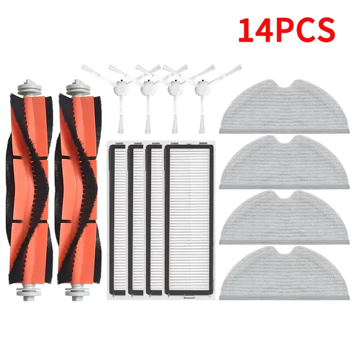 Pour Xiaomi Mijia 1C 1T Mi Robot aspirateur vadrouille Dreame F9 filtre Hepa brosse latérale principale