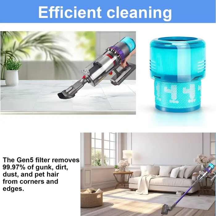 Filtres de remplacement durables pour aspirateur Dyson Gen5 Detect/Gen5 Outsize Fluffy