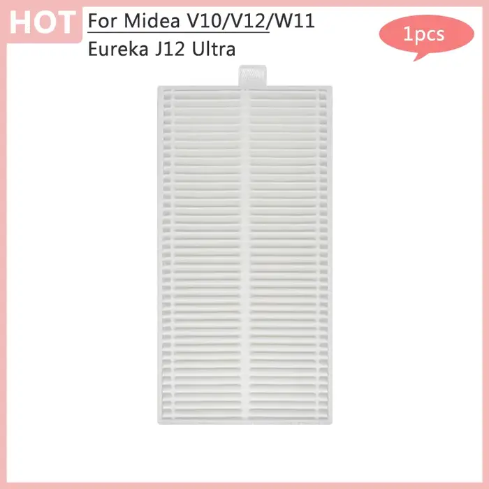 Pour Midea V10 V12 W11 Robot aspirateur Eureka J12 Ultra brosse latérale principale filtre Hepa sac 