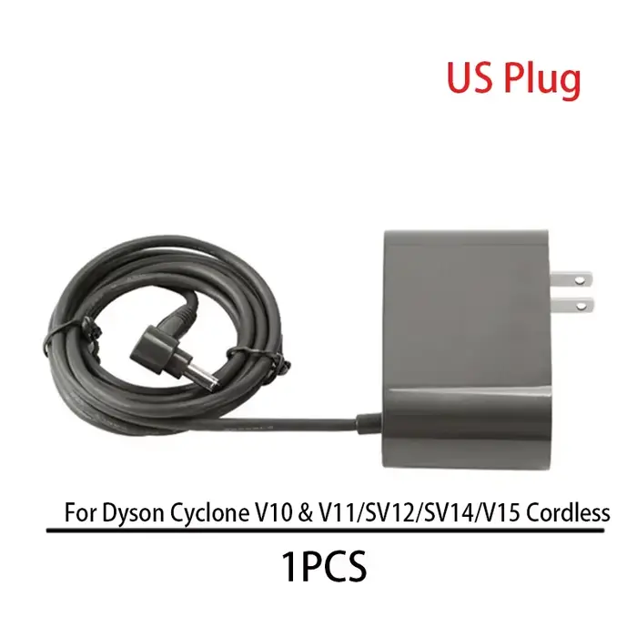 Adaptateur d'alimentation avec prise EU US, adapté aux aspirateurs Dyson V10 V11 V12 V15 SV12 SV16 S
