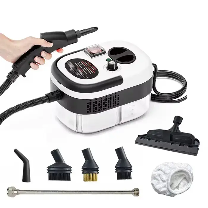 Nettoyeur vapeur portable à main, machine de nettoyage à vapeur pressurisée à haute température avec