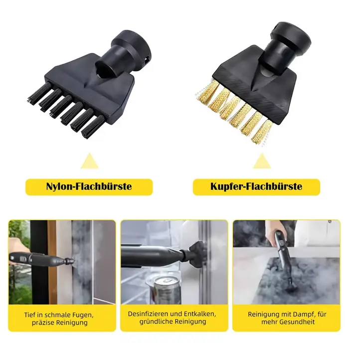 C-ABUB Ensemble d'accessoires 10 pièces pour nettoyeurs vapeur Karcher SC1