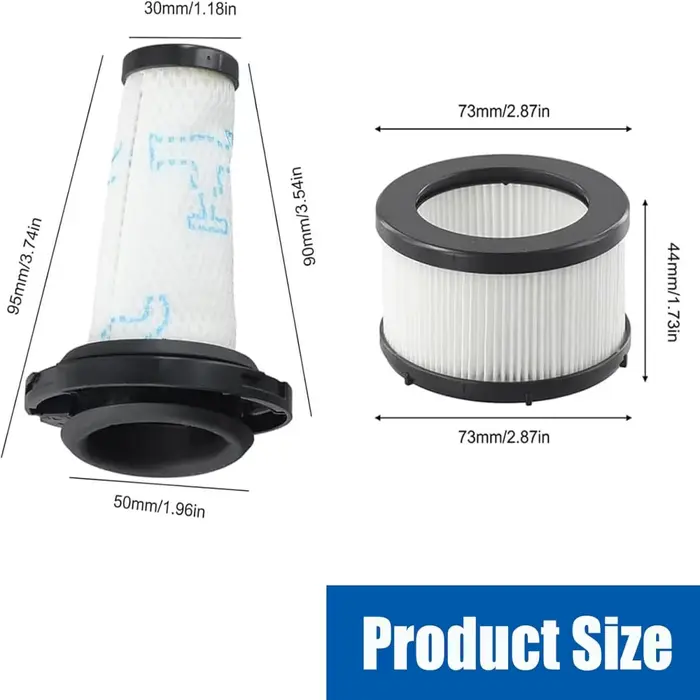 Accessoires de filtre à vide pour batterie Rowenta x-force Flex 9.60 Aqua/Animal/allergie/x-nano