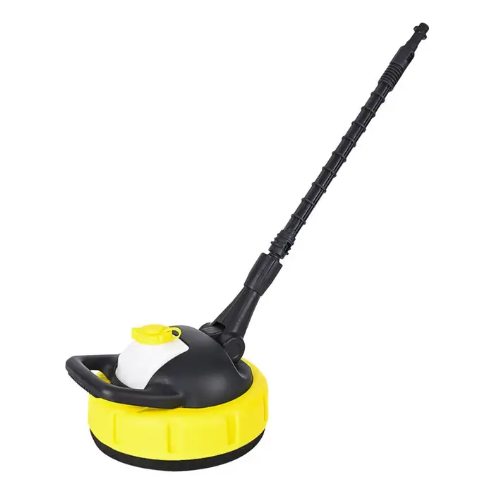 Brosse de nettoyage rotative à long manche pour nettoyeur haute pression, idéale pour l'élimination