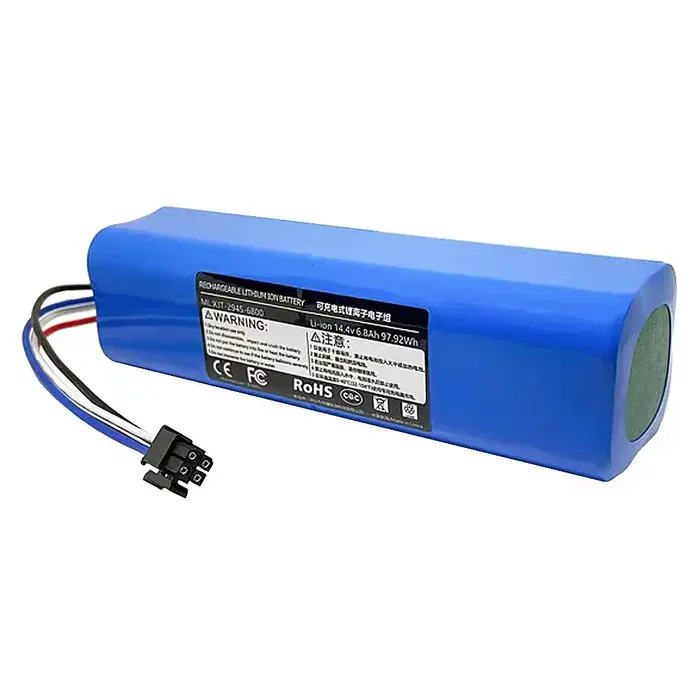Batterie rechargeable de haute qualité, 14.4V, 6800mAh, Compatible avec l'aspirateur Midea M7 M71 M7