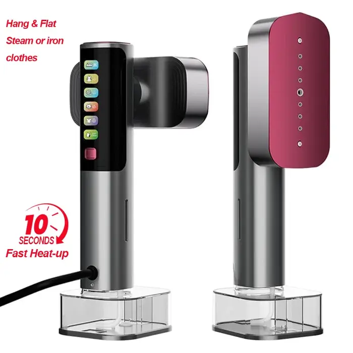 NOUVEAU Fer à vapeur portable, générateur de vapeur double fonction (humide et sèche), 220 ml, défroisseur vapeur pour vêtements, idéal pour la maison et les voyages
