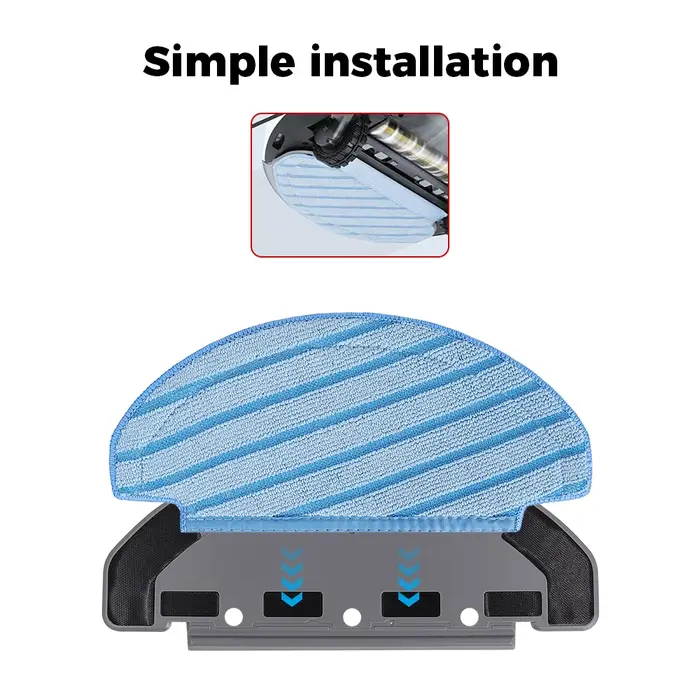 Chiffons de vadrouille lavables en superfibre pour aspirateur Ecovacs Deebot Ozmo T8 AIVI T8 Max N8 Pro Plus/ N8 Pro T9