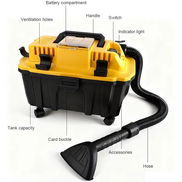 Aspirateur sans fil Lithium-Ion sans brosse