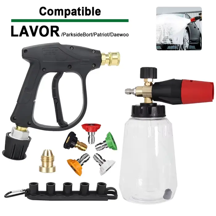 Kit de Lance à mousse de neige haute pression pour lave-linge Lavor