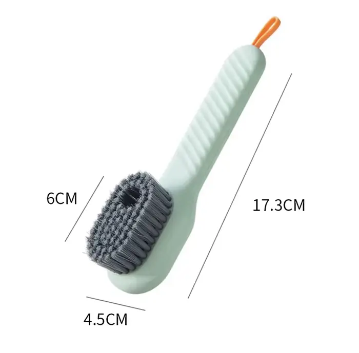 Brosses de nettoyage multifonctionnelles en plastique pour chaussures et tuyaux, sans éponge, en sto