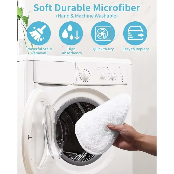 Housses de Rechange pour Nettoyeur à vapeur Vileda Steam Mop